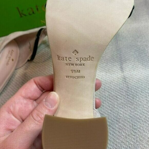 NEW Kate Spade Orson Pump Block Heel Pink Size 9.5 NIB Shoes - Picture 11 of 11